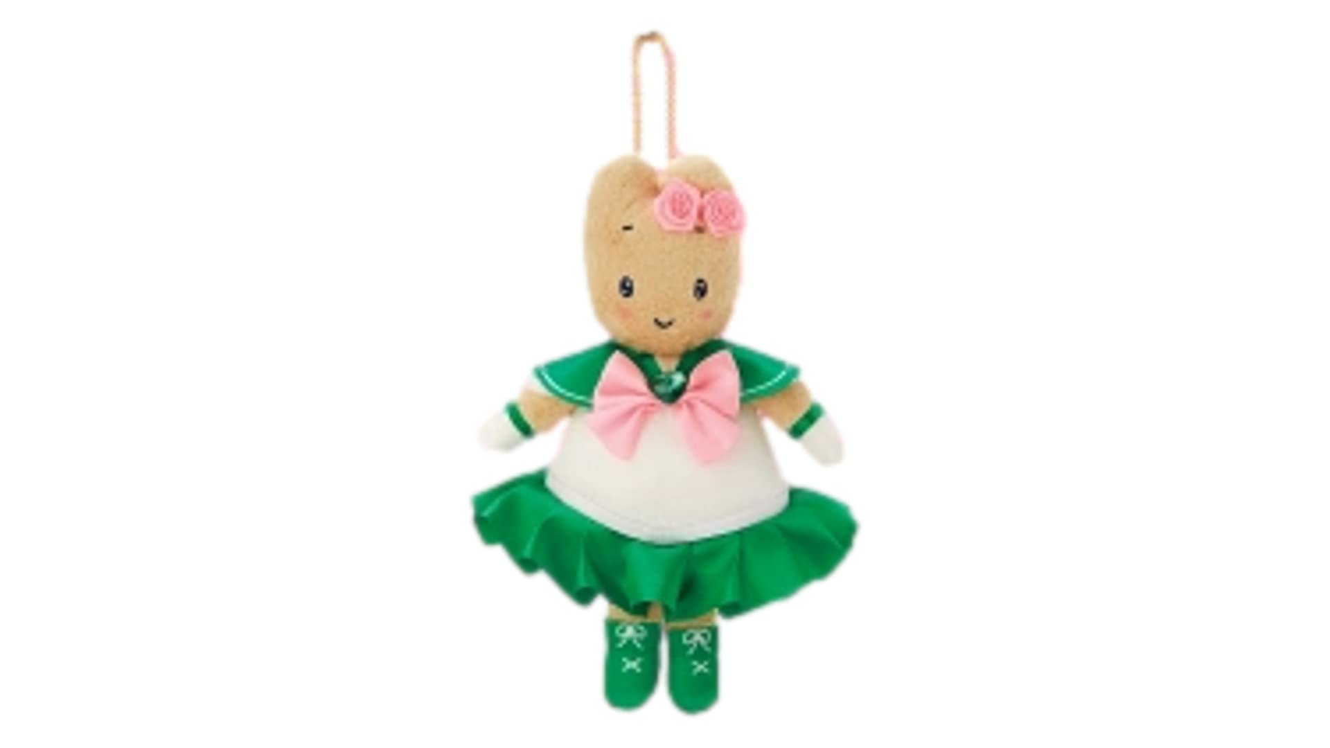 

Sanrio Sailor Moon Eternal the Movie Персонажи Sanrio Сейлор Юпитер х Марон Подходящий костюм Маскот-держатель Мягкая игрушка