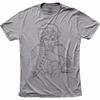 Jimi Hendrix Line Art T Shirt Mens Licensed Rock N Roll Music Tee New Grey