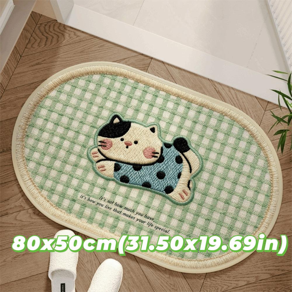 Non-slip Carpet Soft Absorben Floor Mat Cute Door Mat  Bedroom