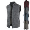 Autumn and Winter Men's Coat Warm Outer Wear Vest Casual Sleeveless Jacket Thermal Stand Collar Waistcoat