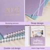 Hard Cover Journal Schedules Notebooks Calendar Daily Planner Notepad Weekly Planner  Office