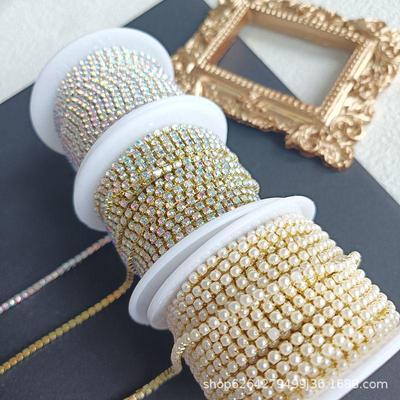 Handmade DIY Rhinestone Claw Chain Jewelry & Hair Accessories