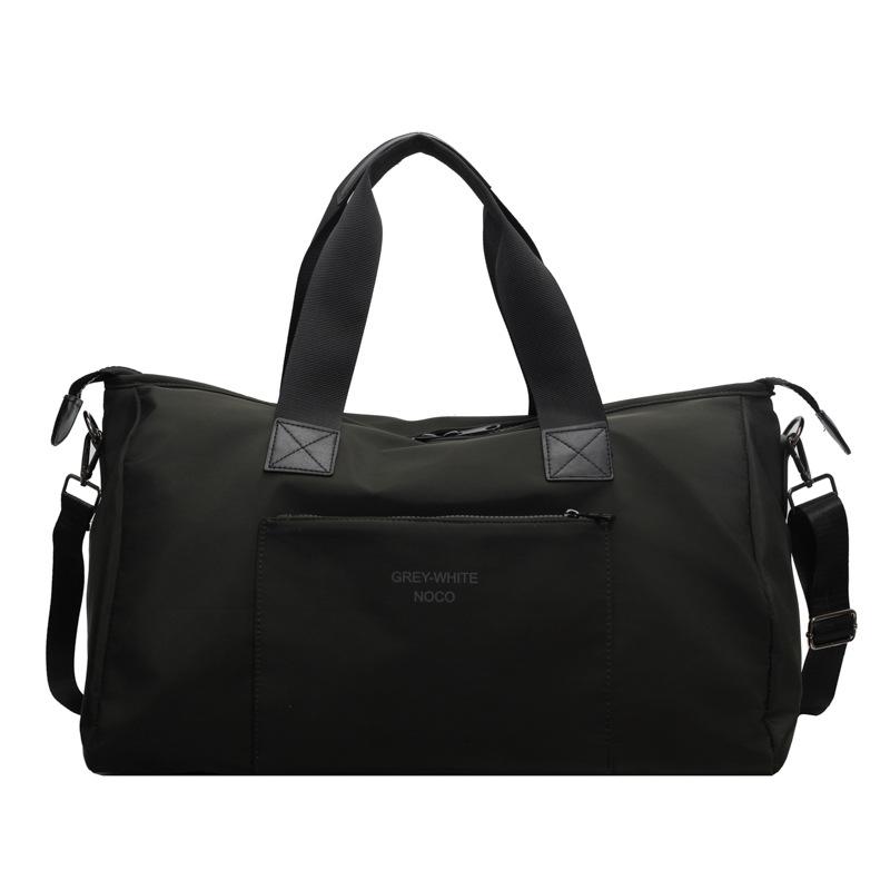 

Business trip short-distance travel bag, men s and women s portable lightweight large-capacity luggage bag, shoulder messenger sports fitness bag зелений