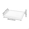 Brushed Leather Jewelry Display Tray, Empty And Flat Storage Tray for Cases,