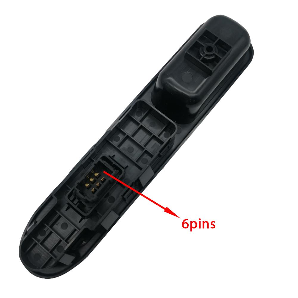 Power Window Control Switch Window Lifter Switch Button Front Right for Peugeot 207 2007 2008 2009 2010 2011 2012