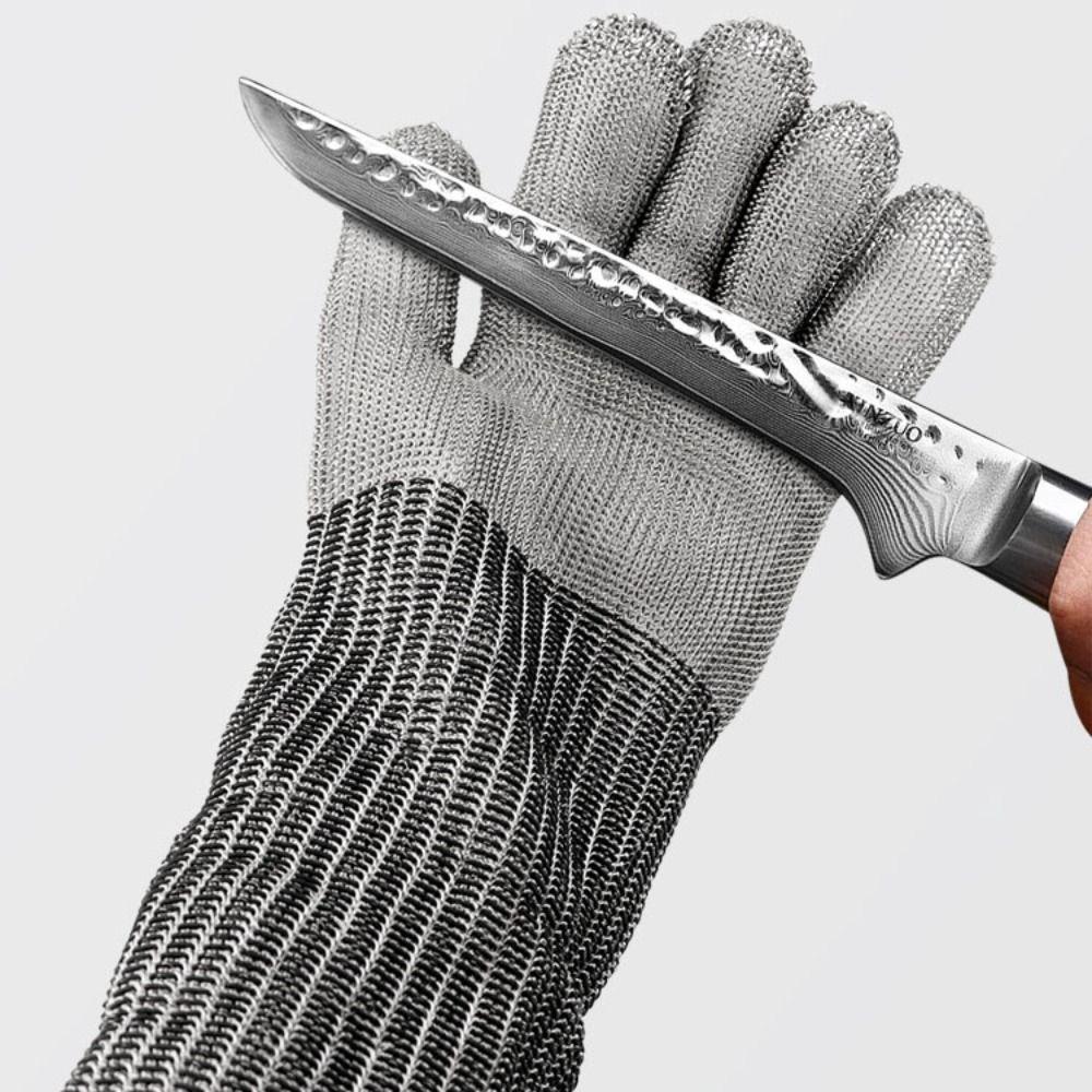 Safety Anti-cut Gloves with Arm Protection Cutting Accessories Extended Gloves Meat Cutting