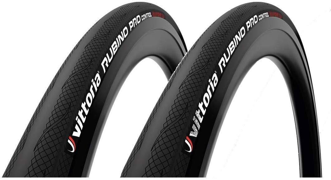

Комплект из 2 шин Vittoria RUBINO PRO Rubino Pro Control Clincher 700c Control Vittoria Clincher Tire Full G2.0 (700×25с, Черный) [Элемент]