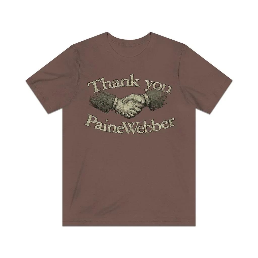 Thank You PaineWebber 1983 Vintage Men s T shirt 4XL