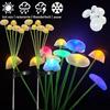 Solar-Powered Color-Changing LED Jellyfish/Mushroom Lights for Outdoor Garden Decor