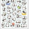 Mamemame Animal Sticker Masking Tape Material Cute Animal Mini Stickers (Panda)