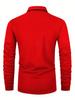 Europe Fashion Clothes Mens Premium Long-Sleeved Polo Shirt