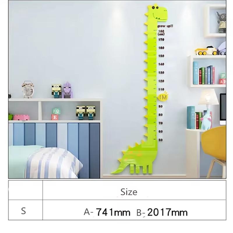 Family Version Of Children's Height Wall Stickers Waterproof Acrylic Wall Sticker Kindergarten Wall Sticker Decoration