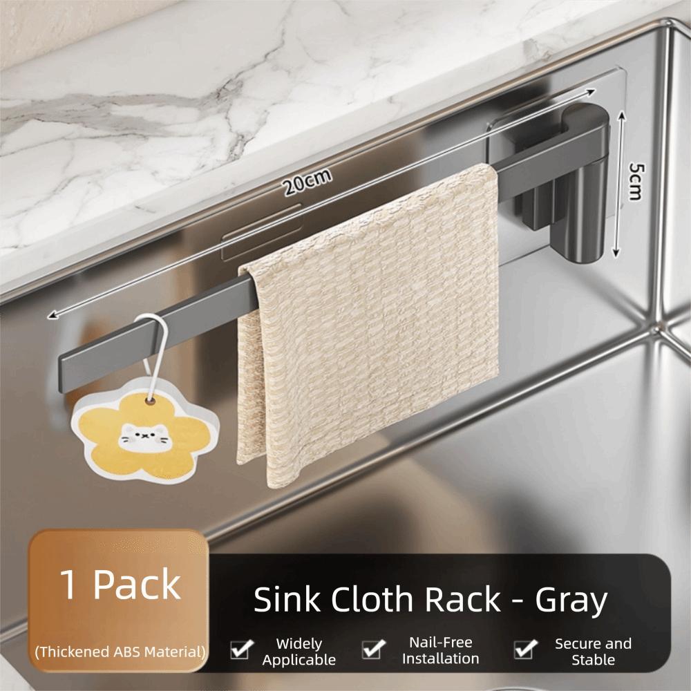 

Rotating Kitchen Cloth Organizer Multi-Functional Rotary Storage Rack Kitchen сірий