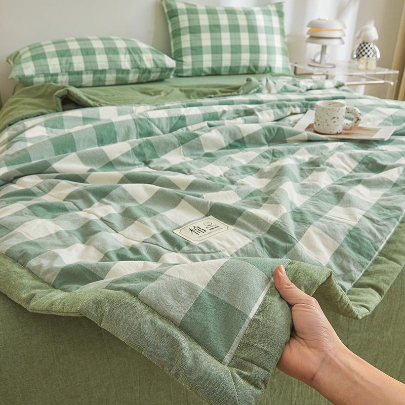 Xinjiang Bomull Luftkonditionering Sommartäcke - Sval, Klass A, Enkelt Sovsalstäcke för Studenter