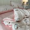 2026 New Cartoon Style Puffy Cotton Embroidery Bedding Set