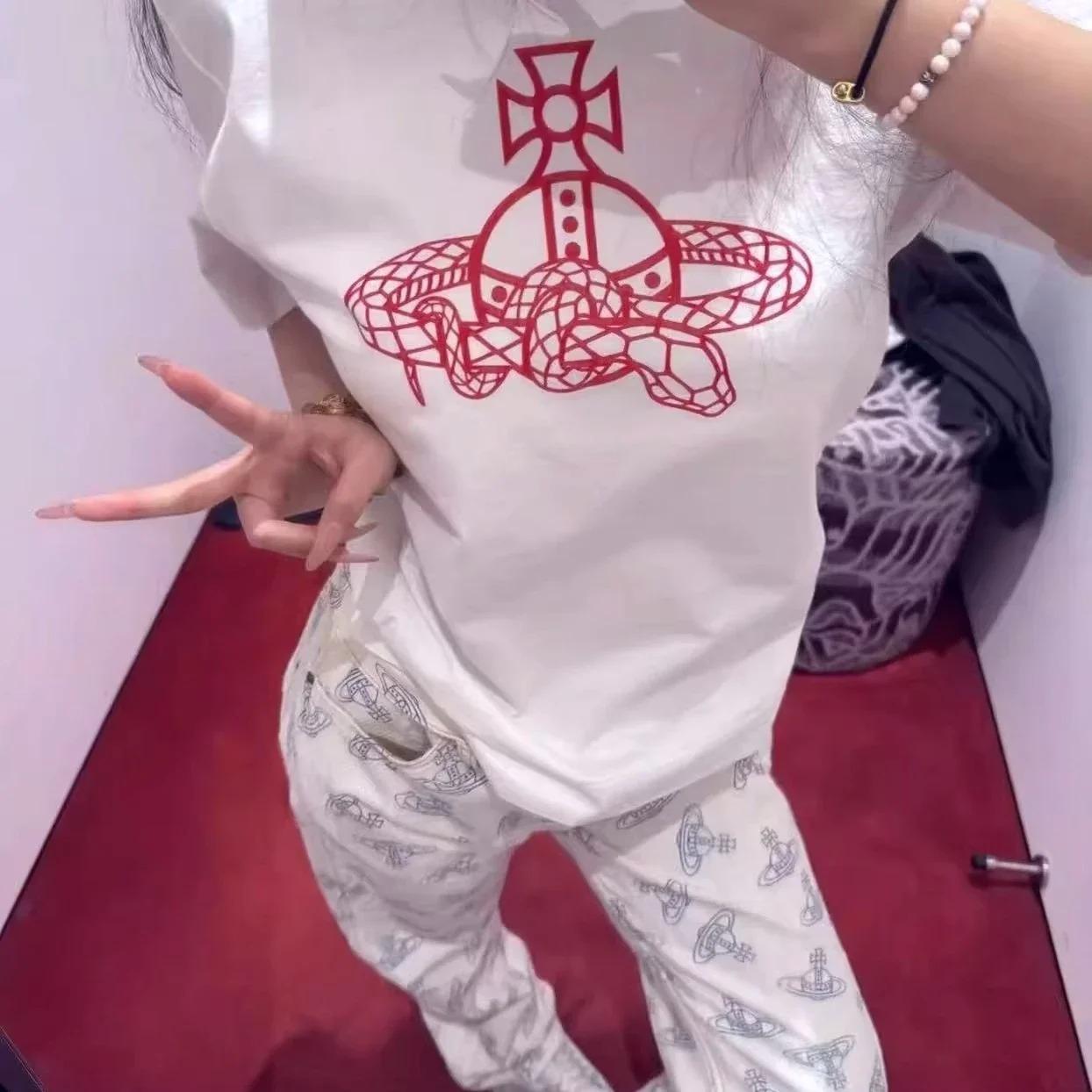 

2026 Personality Snake Print Graphic T-shirt Casual Brand Men s and Women s Short Sleeve T-shirt Harajuku Unisex Clothing Streetwear XXXL бежевий