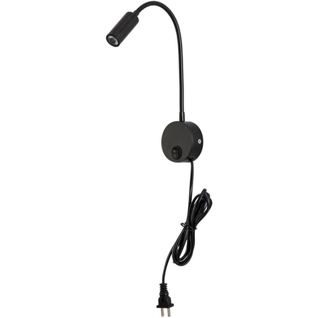 Leselampe Wandleuchte LED 3W Warmweiß 3000K Stecker zum Lesen von Büchern