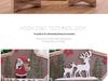 Glowing Wooden Star Ornament for Christmas Window Display