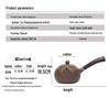 Handmade Yixing Purple Clay Teapot Set - Antique-Style Tangyu Side Handle