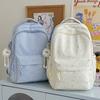 Schultasche Koreanischer Stern Aufdruck Rucksack Damen Große Kapazität Leichtgewicht Abriebfest Lässig Vielseitig Campus Pendler Schüler Schultasche