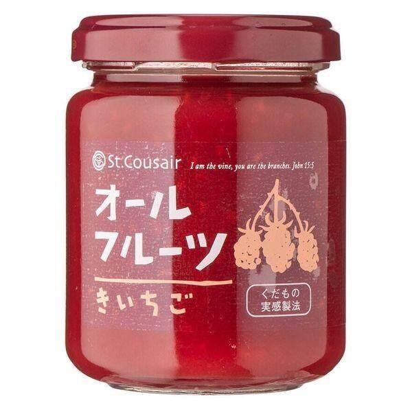 St Cousair All Fruit Jam  Apricot / Strawberry / Raspberry / Blueberry / Apple / Orange 140g