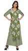 Moomaya V Neck Printed Kurta And Palazzo Pant Set Ethnic Wear Dress For