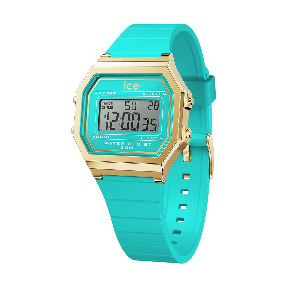 Авторизованный дистрибьютор [Ice Watch] Цифровые женские часы Ice Watch 022055 ICE digit Blue Curacao Small