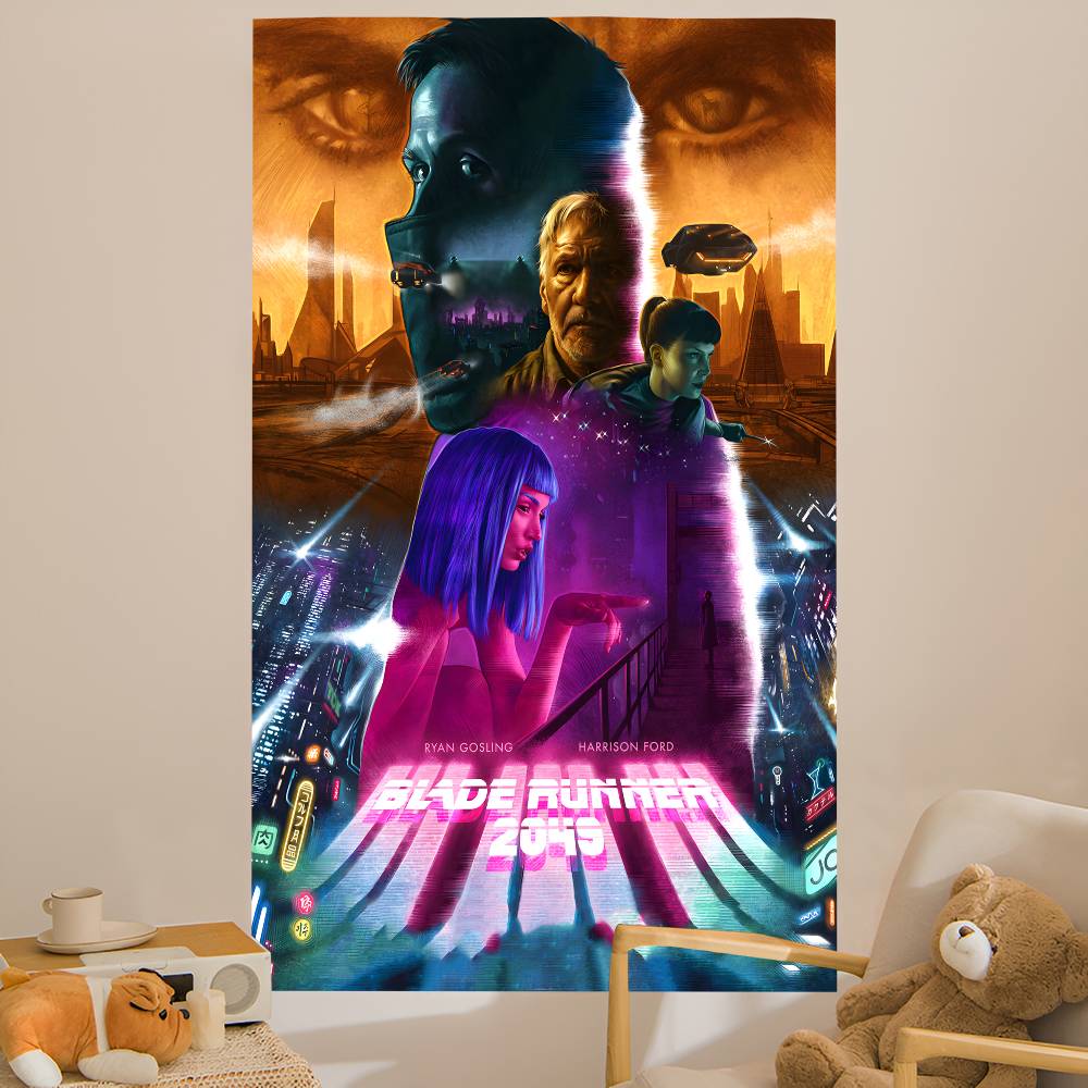 Blade Runner 2049 Colorful Tapestry Wall Hanging Bohemian Wall Tapestries Mandala Wall Hanging Sheets