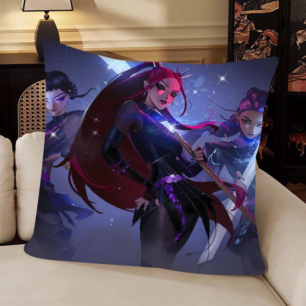 Popular K-KPopS Cool D-Demon Top H-Hunters Pillow Case Cushion Cover Decor Home Throw For Couch Camping Pillow Cover Decorations