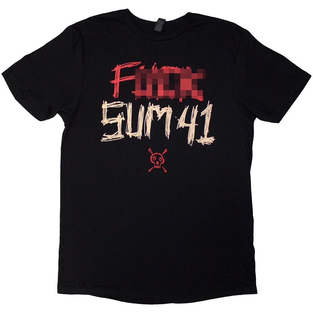 Sum 41 Tour 24 Fk Sum 41 (Uncensored) Licensed TShirt Unisexs L