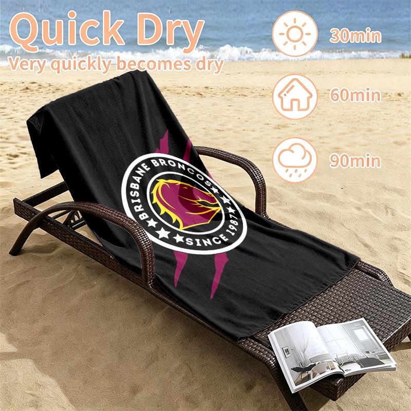 Brisbane Beach towels also serve as bath towels summer essential a musthave for the outdoors the beach and the pool