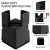 4/8Pcs Adjustable Chair Riser Screw Clamp 5/10cm Height Heavy Duty Sofa Tables Bed Furniture Risers Desk Couch Bottom Elevator