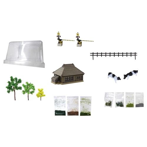 Rokuhan Z Gauge Z Shorty Mini Layout Set Diorama Set, Summer SS001-2, Model Train Supplies