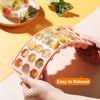 24 Grid Ice Cube Tray Silicone Mold Heart Shape Ice Cube Tray Mold Ice Maker Non-toxic Reusable Bar Pub Wine Ice Blocks Maker