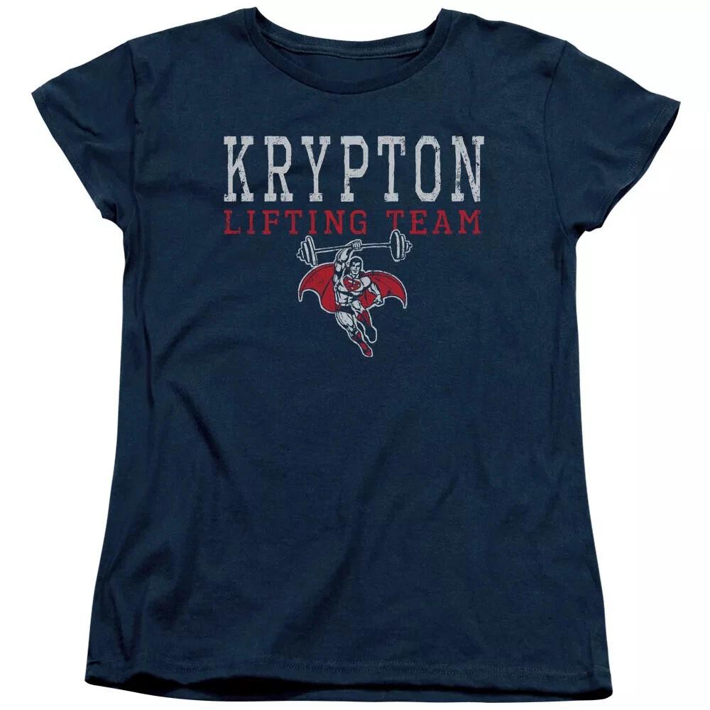 Superman  Krypton Lifting  Women s T-Shirt M