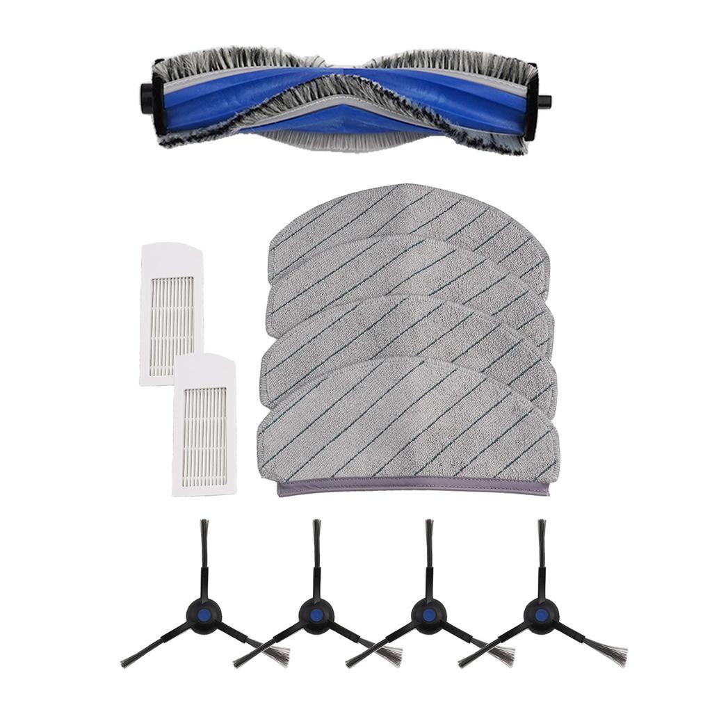 Main Side Brush Filter Mop Cloth Kit for ECOVACS for DEEBOT N20/N20 PLUS Vacuums