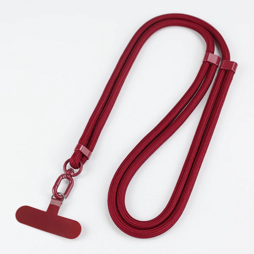 Cordón Universal para Teléfono con Clip Mejorado Anti-Caída Rotación 360° Correa Ajustable para Cuello/Cruzada para Todas las Fundas de Teléfono
