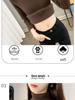 2025 Autumn/Winter Women's Plus Size Knit Fleece Sweater - Slimming, Cozy Inner Layer, Warm and Stylish.