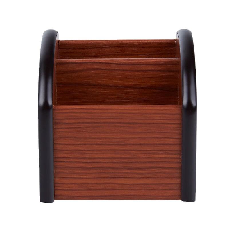 Wooden Desktop Organizer Pen Holder