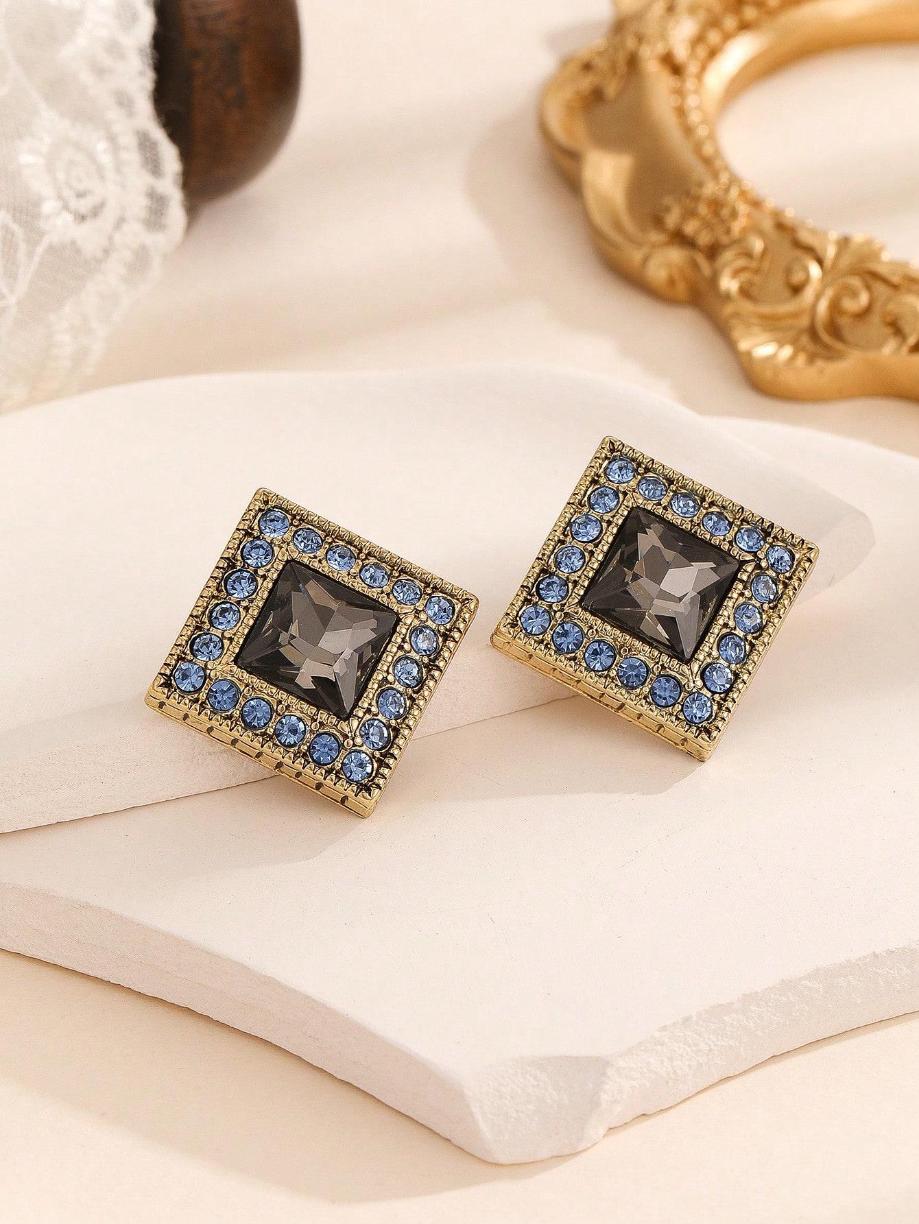 

Серьги с геометрическим узором в богемном стиле в стиле ретро, ​​роскошные и высококачественные, подходят для летней пляжной одежды.