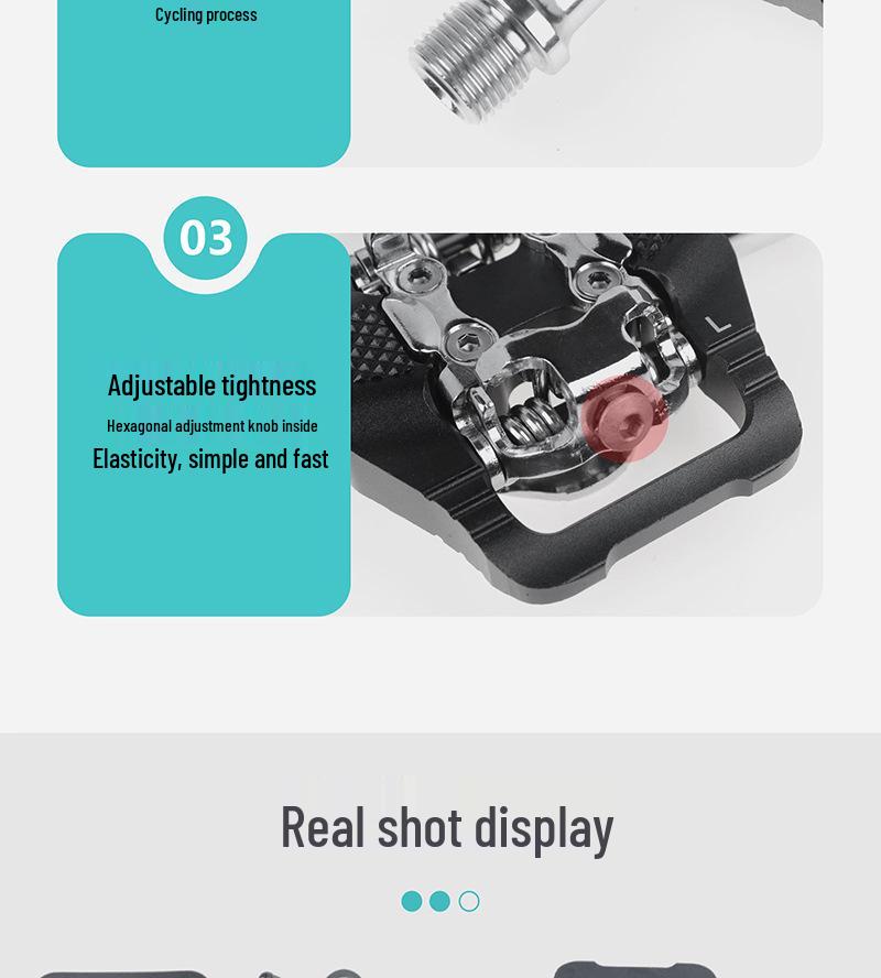 Dual-Use Self-Locking Mountain Bike Pedals: CNC Machined for Long-Distance Cycling with SPD Compatibility