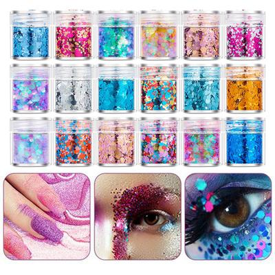 Glitter Powder Flash Powder Lentejuelas Nail Art Maquillaje Glitter Nail Power Decoración