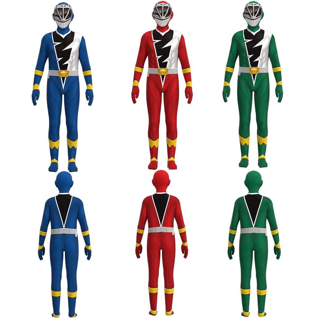 Παιδική Ολόσωμη Φόρμα Kishiryu Sentai Ryusoulger, ιδανική για πάρτι Halloween και παιχνίδι ρόλων