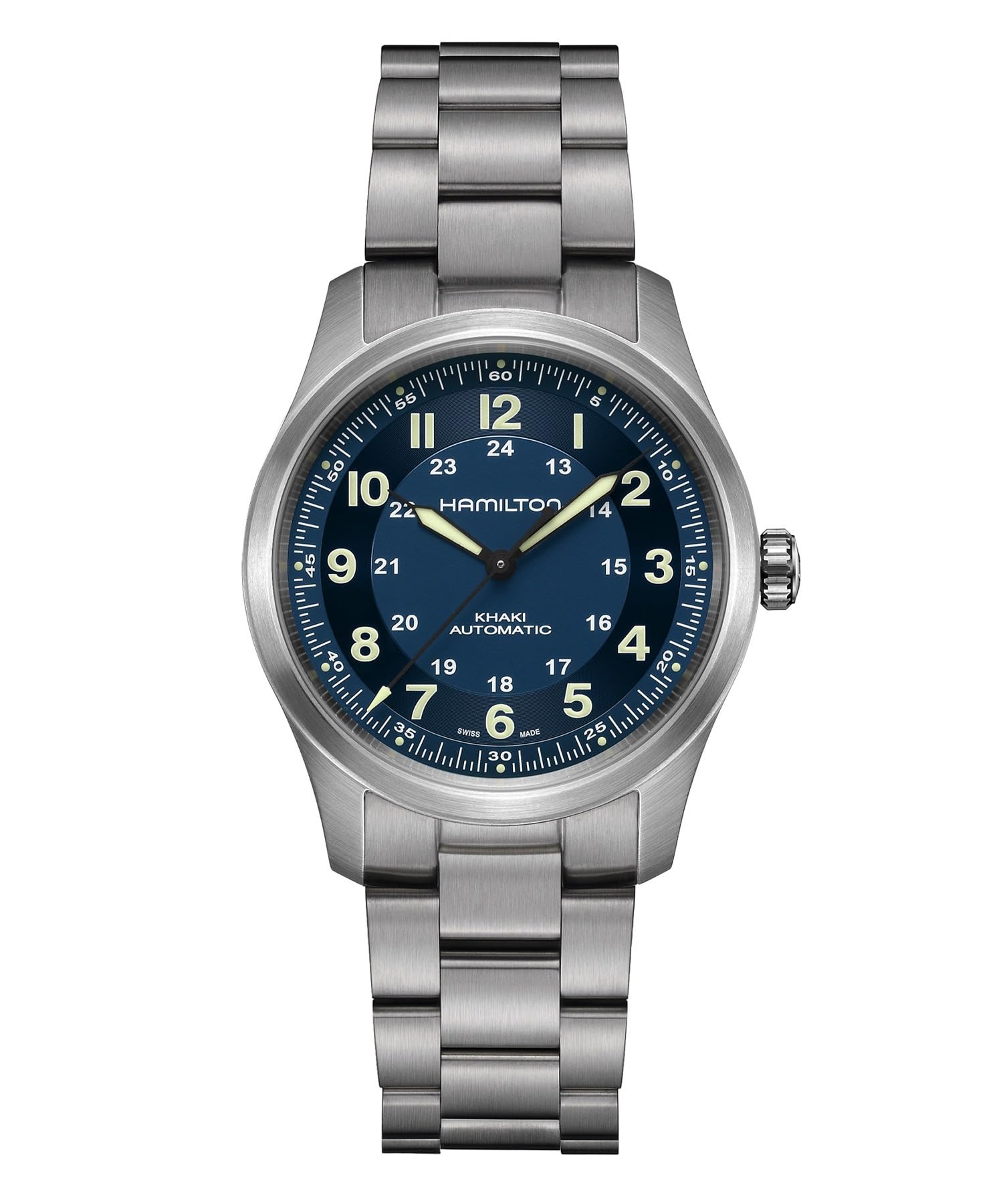 

HAMILTON Watch Genuine Warranty Khaki Field Titanium Mechanical Automatic Winding H70205140 Unisex Imported [Hamilton] [Regular Product]