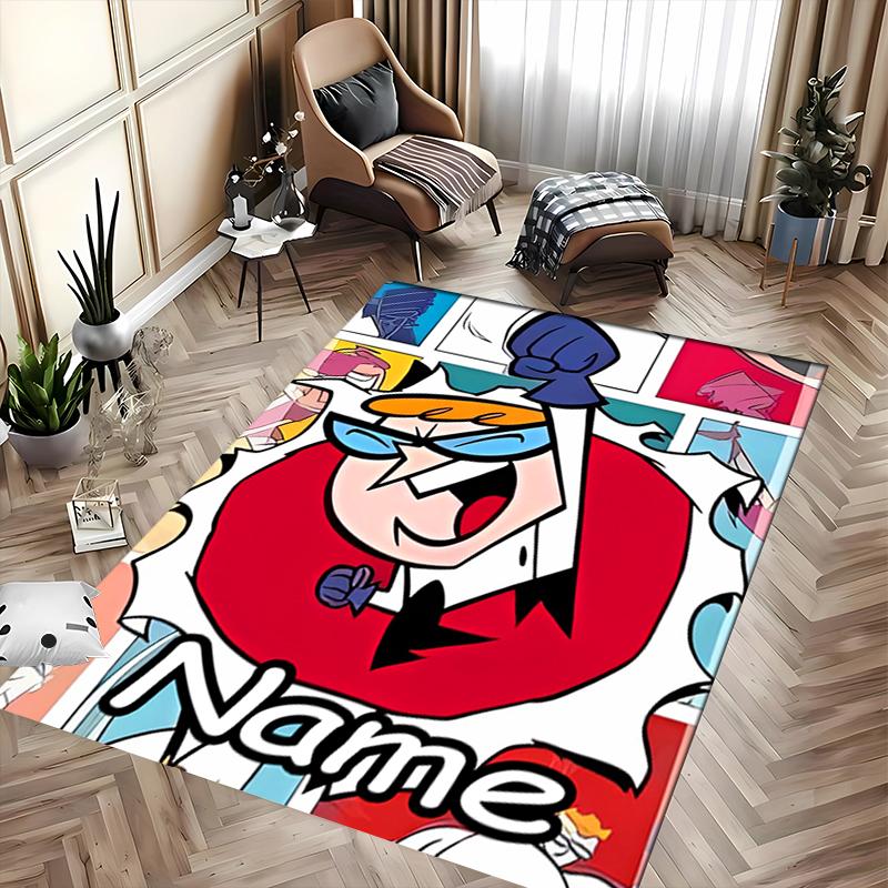 Custom personalization Dexter's Laboratory Area Rug - Perfect For Kitchen, Bathroom,Laundry Room Decor Large Size Available,Gift All Seasons