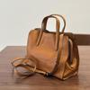 Handtasche aus echtem Leder, lässig, vielseitig, Tragetasche, weiches Rindsleder, Damen-Schultertasche