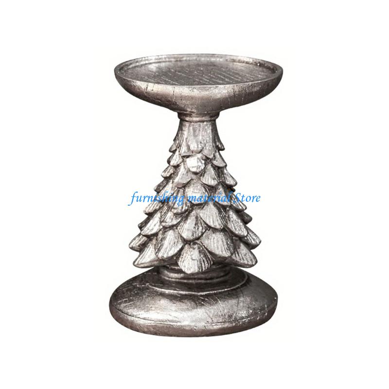Y5GD Christmas Tree Resin Holders for Seasonal Home and Party Decors