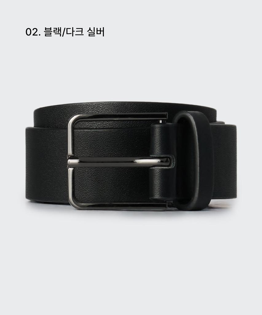 MUSINSA STANDARD Minimal Synthetic Leather Belt_30Mm