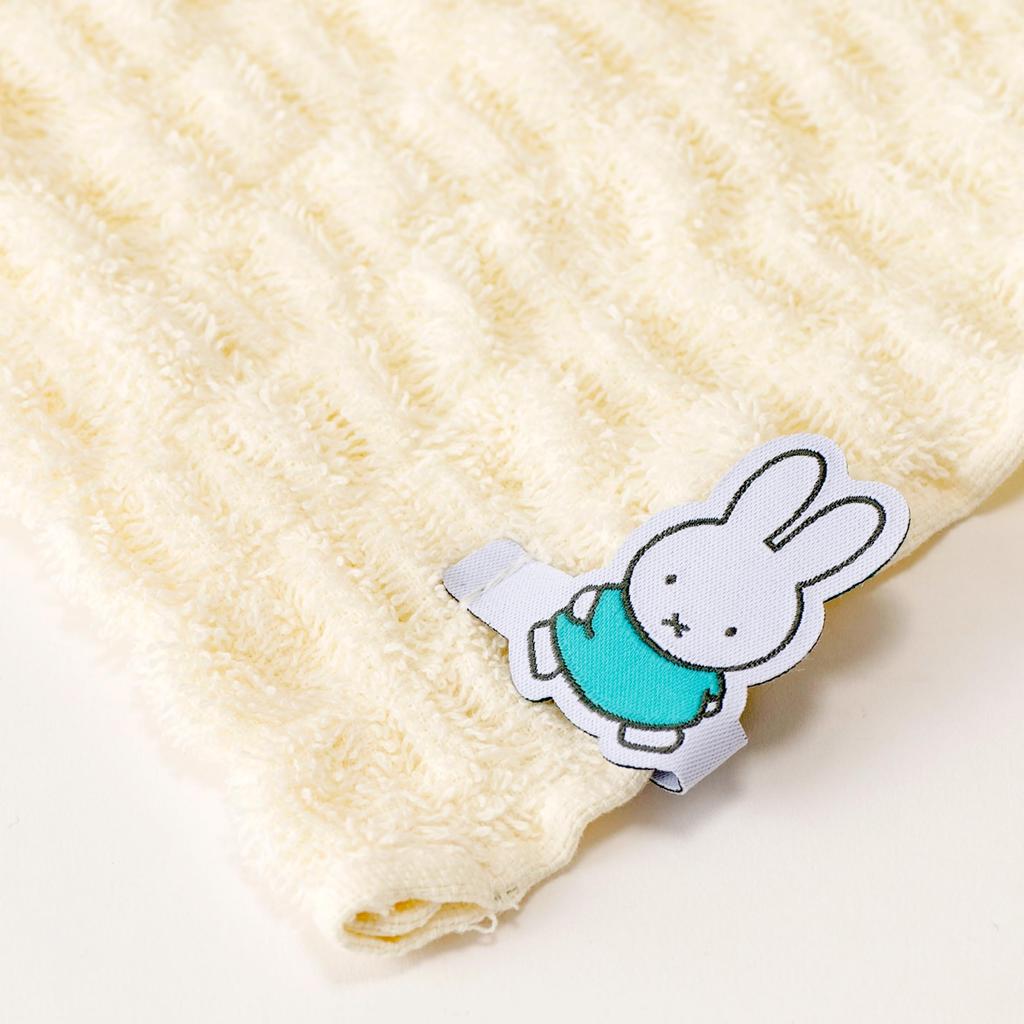 Nishikawa Miffy Scrunch Hair Wrap DB5616 Towel, 30x70cm, Washable, Towel, Ivory, XT25168608,