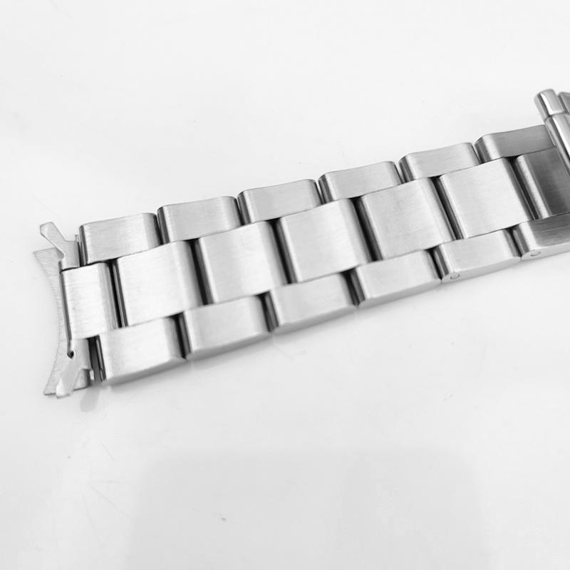 19mm Curved End Strap For Seiko No. 5 SNXS77/80/79K/75 NXS73K1 Men Stainless Steel Watch Band Metal Bracelet for Jubilee Oyster